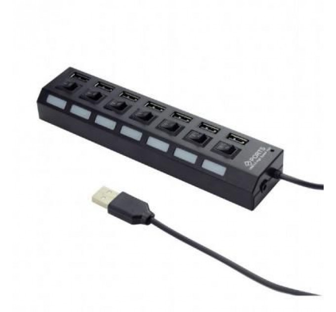 Концентратор 7 port USB 2.0 Gembird (UHB-U2P7-03)