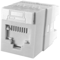 Модуль Keystone RJ45 UTP кат. 6, DG+, white Molex (KSJ-00018-02)