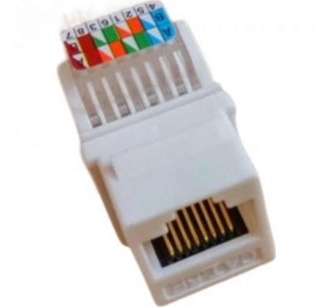 Модуль Keystone RJ45 UTP кат. 5е, Slim, безінструментальний Kingda (KD-KJ2047UC5E)