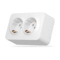 Videx Розетка Videx BINERA IP20 зовнішня 2ая із заземленням біла (VF-BNS22G-W)