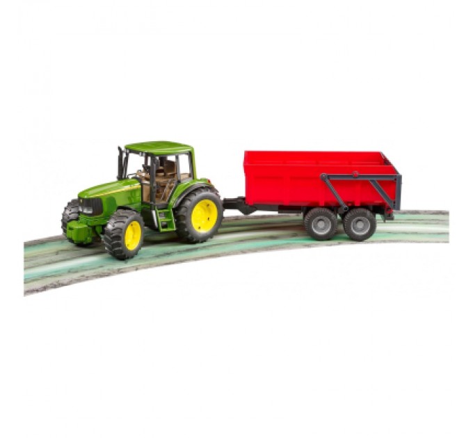 Bruder Спецтехніка Bruder трактор John Deere 6920 із причепом (02057)