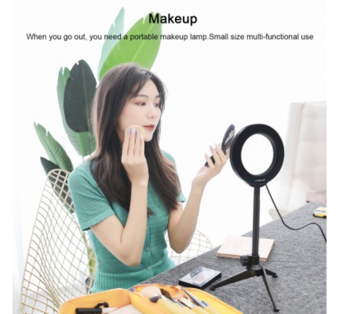 Puluz Набір блогера Puluz Ring USB LED lamp PKT3084B 4.7" + table stand (PKT3084B)