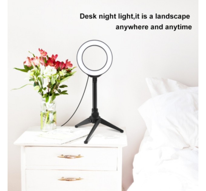 Puluz Набір блогера Puluz Ring USB LED lamp PKT3084B 4.7" + table stand (PKT3084B)