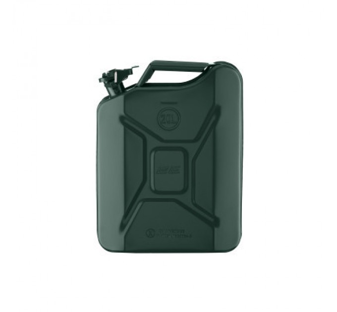 2E Каністра автомобільна 2E 20л, метал, 0.8мм, зелений (2E-JCM20V)