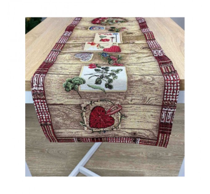 Прованс Доріжка на стіл Прованс Wooden 40х140 (4823093436008)