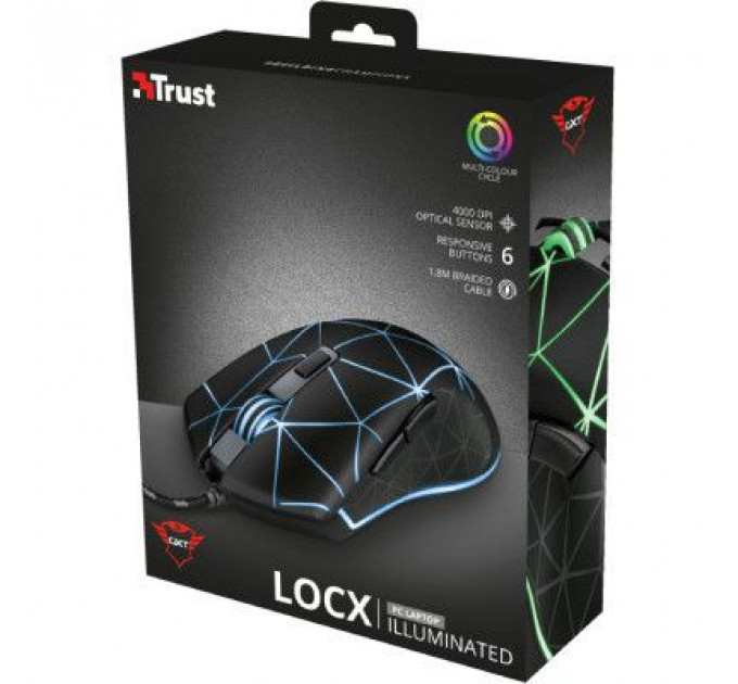 Мишка Trust GXT 133 Locx Black (22988)