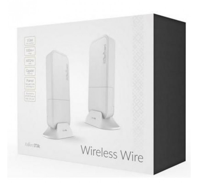 Точка доступу Wi-Fi Mikrotik RBwAPG-60ad kit