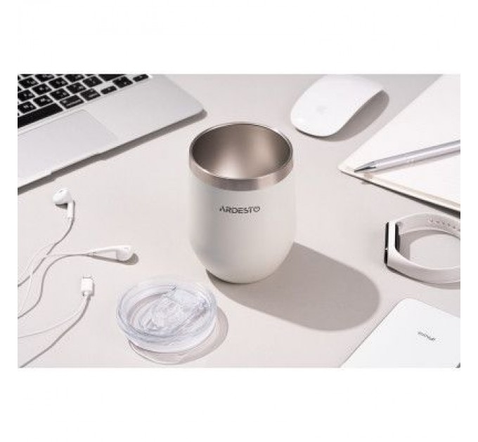 Ardesto Термокружка Ardesto Compact Mug 350 мл White (AR2635MMW)