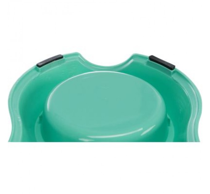 Trixie Посуд для котів Trixie Миска подвійна пластикова 2х200 мл/11 см (кольори в асортименті) (4011905249858)