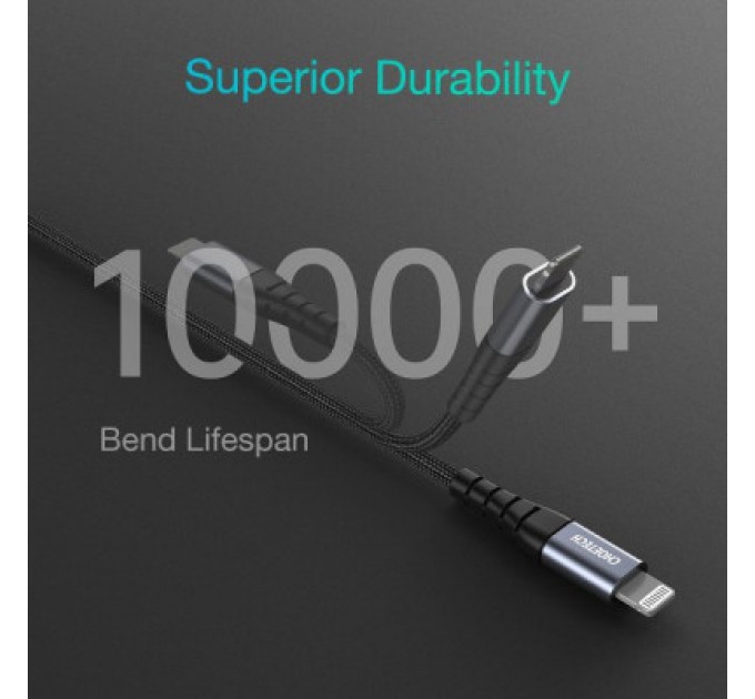 Choetech Дата кабель USB-C to Lightning 2.0m MFI Choetech (IP0041-BK)