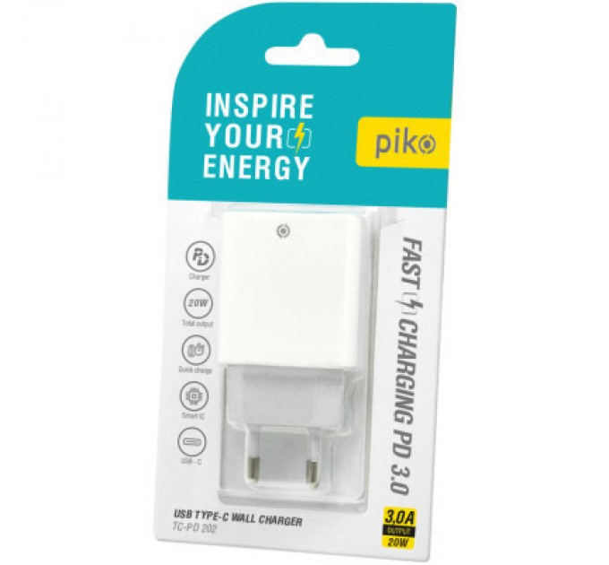 Piko Зарядний пристрій Piko TC-PD202 (1283126515132)