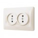 Videx Розетка Videx BINERA 2ая кремова (VF-BNSK2-CR)