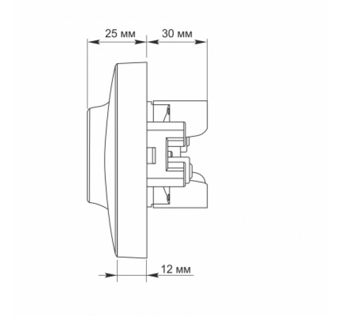 Videx Розетка Videx BINERA 2ая із заземленням (VF-BNSK2G-W)