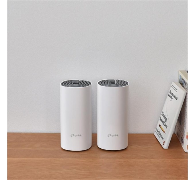WiFi Mesh система TP-Link Deco E4(2-pack) (AC1200, 2xFE WAN/LAN, MESH, 2 антенны, 2-pack)