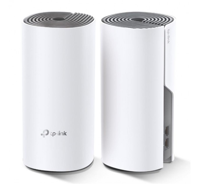 WiFi Mesh система TP-Link Deco E4(2-pack) (AC1200, 2xFE WAN/LAN, MESH, 2 антенны, 2-pack)