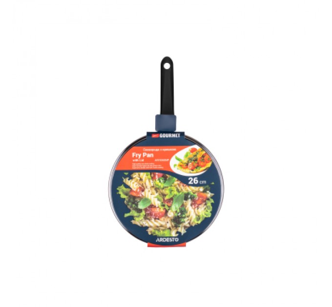 Ardesto Сковорода Ardesto Gemini Gourmet Aosta з кришкою 26 см (AR1926GMP)
