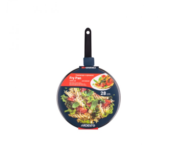 Ardesto Сковорода Ardesto Gemini Gourmet Aosta з кришкою 28 см (AR1928GMP)