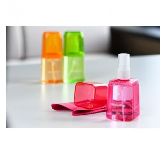 Спрей для очищення 2E 100ml Liquid для LED/LCD +Microfibre Red LUX CLEAN (2E-SKTR100LRD)