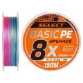Select Шнур Select Basic PE 8x 150m Multi Color 1.2/0.16mm 20lb/9.3kg (1870.31.45)