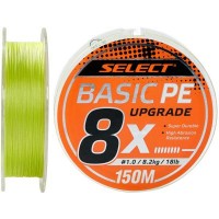 Шнур Select Basic PE 8x 150m Light Green 1.5/0.18mm 22lb/10kg (1870.31.41)