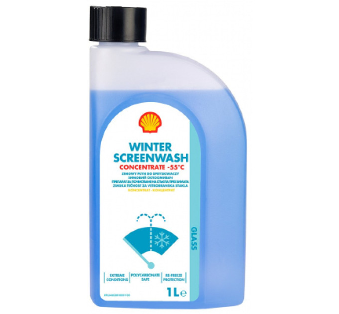 Shell Омивач автомобільний Shell зимовий концентрат 1л (2304)
