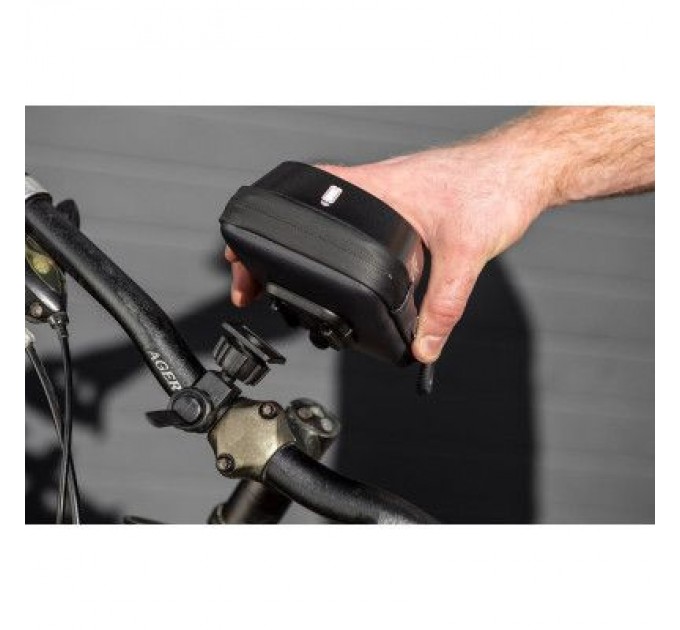 Neo Tools Велосумка на кермо Neo Tools з тримачем для смартфона до 6" Black (91-001)