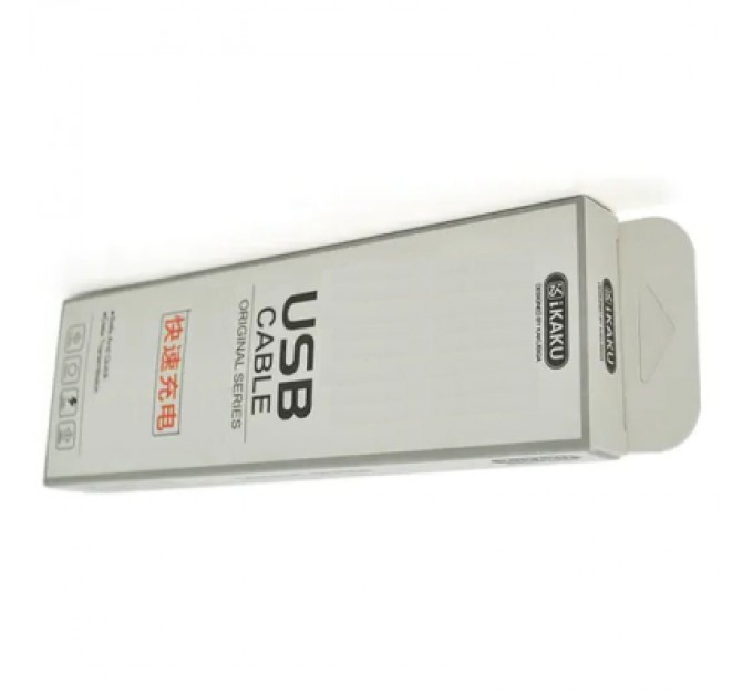 iKAKU Дата кабель USB 2.0 AM to Lightning + Micro 5P + Type-C 1.0m KSC-325 KUHE 3A Black iKAKU (KSC-325)