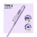 ACCLAB Дата кабель USB 2.0 AM to Lightning 1.2m AL-CBCOLOR-L1PP Purple ACCLAB (1283126518218)