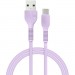 ACCLAB Дата кабель USB 2.0 AM to Lightning 1.2m AL-CBCOLOR-L1PP Purple ACCLAB (1283126518218)