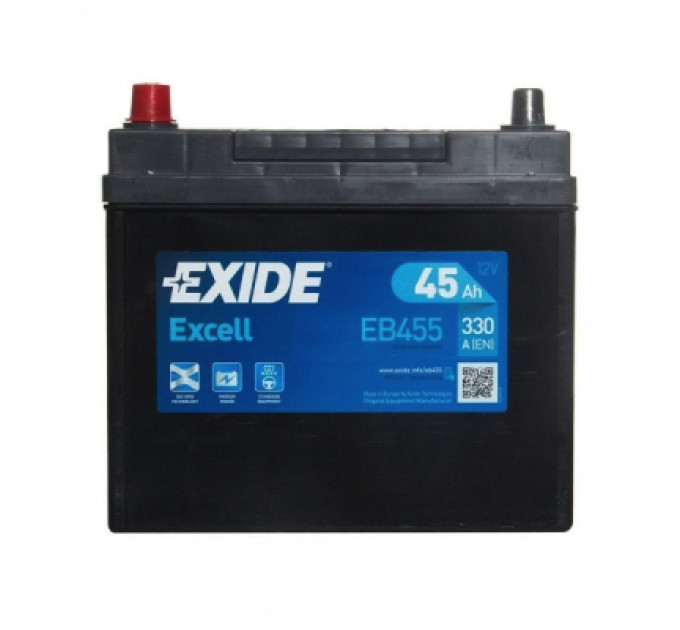 EXIDE Акумулятор автомобільний EXIDE EXCELL 45A (EB455)