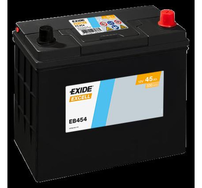 EXIDE Акумулятор автомобільний EXIDE EXCELL 45A (EB454)