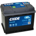 EXIDE Акумулятор автомобільний EXIDE EXCELL 62A (EB620)
