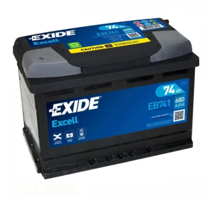 EXIDE Акумулятор автомобільний EXIDE EXCELL 74A (EB741)