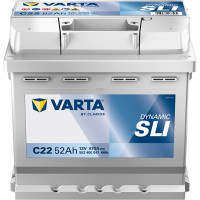 Акумулятор автомобільний Varta Blue Dynamic 52Аh (552400047)