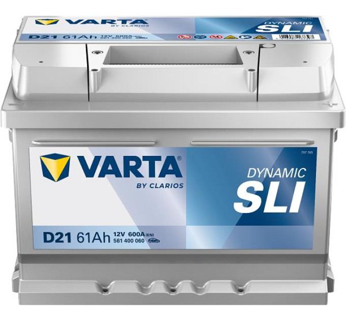 Varta Акумулятор автомобільний Varta Silver Dynamic 61Аh (561400060)
