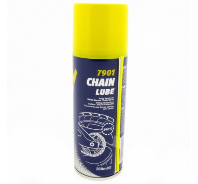 Mannol Мастило автомобільне Mannol синтетичне біле Chain Lube (200ml) (7901)