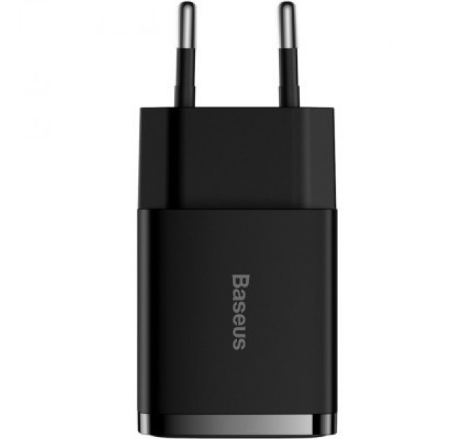 Baseus Зарядний пристрій Baseus Compact Charger 2U Black (CCXJ010201)