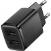 Baseus Зарядний пристрій Baseus Compact Charger 2U Black (CCXJ010201)