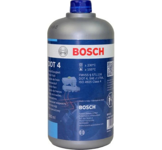 Bosch Гальмівна рідина Bosch DOT 4 1л (1 987 479 107)