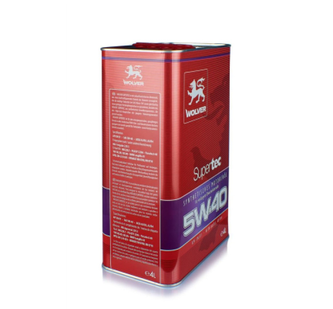Wolver Моторна олива Wolver Supertec 5W-40 4л (4260360940019)