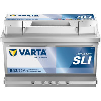 Акумулятор автомобільний Varta Blue Dynamic 72Аh (-/+) (572409068)