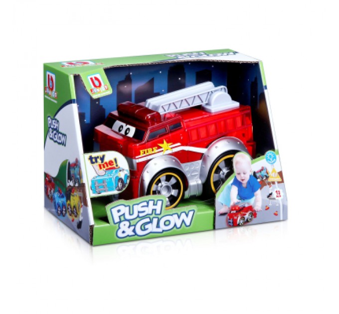 Bb Junior Машина Bb Junior Push and glow Пожежна (16-89006)