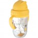 Canpol babies Поїльник-непроливайка Canpol babies Exotic Animals з трубочкою і обтяжувачем 270 мл Жовта (56/606_yel)