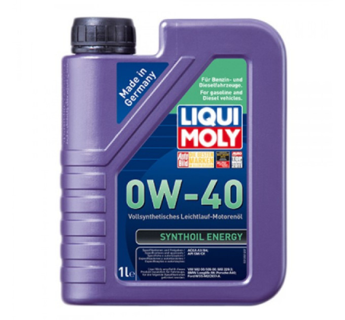 Liqui Moly Моторна олива Liqui Moly Synthoil Energy SAE 0W-40 1л. (1922)