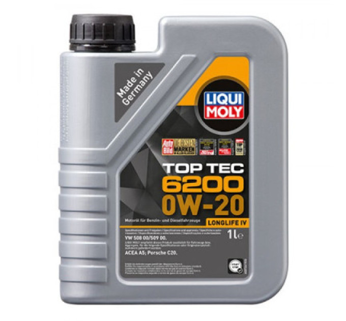 Liqui Moly Моторна олива Liqui Moly Top Tec 6200 0W-20 1л. (20787)