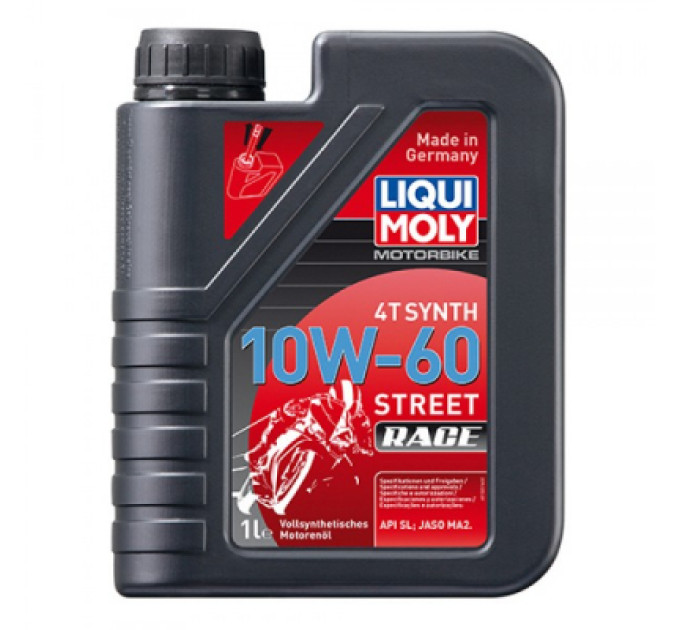 Liqui Moly Моторна олива Liqui Moly Motorbike 4T Synth 10W-60 Street Race 1л. (1525)