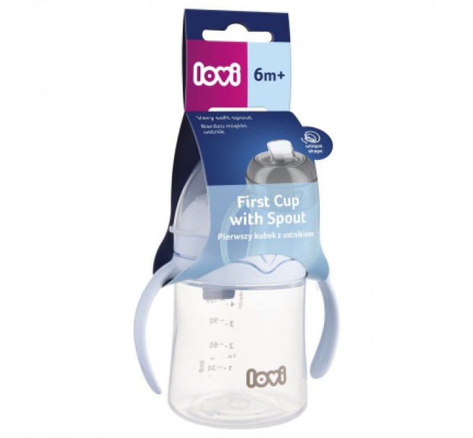 Lovi Поїльник-непроливайка Lovi 150 мл - блакитна (35/358)