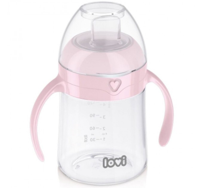 Lovi Поїльник-непроливайка Lovi 150 мл - рожева (35/353)
