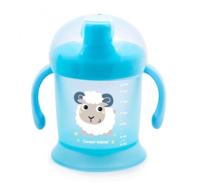 Canpol babies Поїльник-непроливайка Canpol babies Bunny&Company 200 мл Блакитна (31/300)