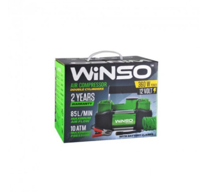 WINSO Автомобільний компресор WINSO 10 Атм, 85 л/хв (125000)